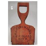 RC King Stenciled Early Cranberry Scoop