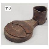 Antique Farrier Leather & Wooden Tool, 8' Long