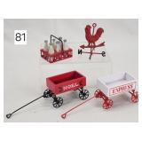 Vintage Small Wagons, Milk Bottle Tote