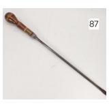 Early Wrought Long Shank Screw Driver, 24 in.