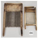 Crystal Glass Child's Wash Board and Others