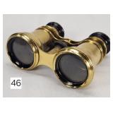 Chevaliaer Opticien Brass Opera Glasses