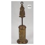 Vintage Brass Fireplace Hearth Brush
