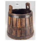 Early 19th C. Wooden Stave Well Bucket