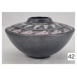 Southwest Pottery Squat Vessel