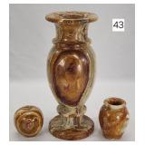 Scenic Point Heavy Marble Vase - 12'