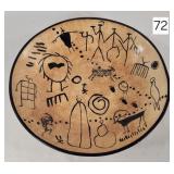 Southwest Rock Art 14' Pottery Bowl