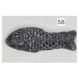 Early Cast Iron Fish Weight - 4.75'