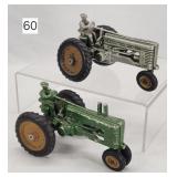 Early Ertl Cast Aluminum John Deere A Tractors