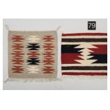 Native American Miniature Hand Woven Wall Rugs