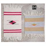 Southwestern Native American Hand Woven Wool Mats