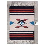 Southwestern Chimayo-Style Hand Woven Wool Mat