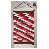 Navajo Eye Dazzler Flatweave Hand Woven Wall Rug