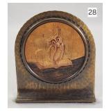 Roycroft Owl Hammered Bookend - 4.5'
