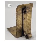 Roycroft Arts & Crafts Hammered Bookend - 5.25'