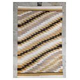 Navajo Eye Dazzler Hand Woven Wool Rug - 33' x 52'