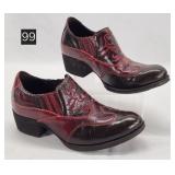 Born Napa Western Cowboy Leather Ankle Boots