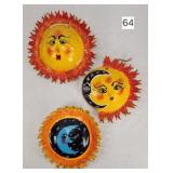 Mexican Folk Art Coconut Sun Masks