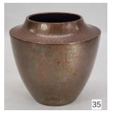Early Roycroft Hammered Copper Vase - 5'
