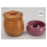 UND School of Mines Honey Pot & Bowl