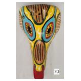 Guatamalan Wooden Folk Carved Mask - 11.5'