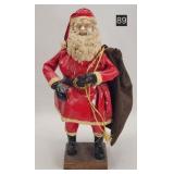 Vintage Paper Mache Santa Claus - 14'
