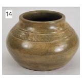 Mud Hut Pottery Vessel - 3.5'