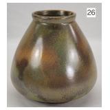 Red Wing Nokomis Art Pottery Ovoid Vase - 6.5'