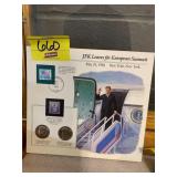 JFK LEAVES SUMMIT STAMP SET W/ 2 JFK HALF DOLLAR