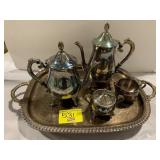 SILVERPLATE TEASET