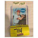 1969 PETE ROSE BASEBALL CARD