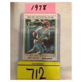 1978 RECORD BREAKER PETE ROSE BASEBALL CARD