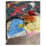 GROUP OF MID CENTURY TOWELS