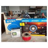 2 PAIRS OF JENSEN STEREOS & SPEAKERS, PETSAFE