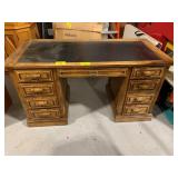 56' LONG MID CENTURY WOODEN DESK