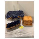 3 LONGABERGER BASKETS
