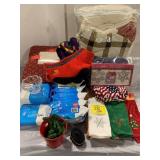 HAND TOWELS, FLUSHABLE WIPES, CHUNKY KNIT THROW,