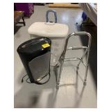 PLASTIC HAMPER, PAPER SHREDDER, DRIVE SIDE WALKER