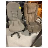 2 ROLLING OFFICE CHAIRS