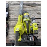 BATTERY-POWERED RYOBI TOOL SET W/ CHARGER