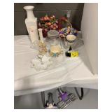 GOOSE BASKET, FLOWER VASES OF ALL KINDS, HAND