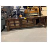 68' LONG WOODEN LOW PROFILE STORAGE CABINET (ONE