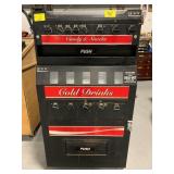 COLD DRINKS & CANDY VENDING MACHINE W/ KEYS