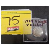 1909 VINTAGE V-NICKEL