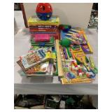 2 BOXES OF COMPUTER REPAIR SUPPLIES UNDER TABLE,