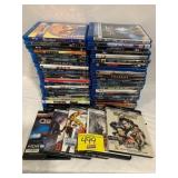 2 STACKS OF BLURAY DISCS