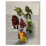 GROUP OF TMNT VILLIAN FIGURES