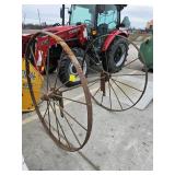 WAGON AXLE WITH (2) WHEELS