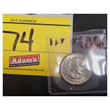 1ST YEAR ISSUE SUSAN B ANTHONY DOLLAR COIN