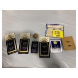 GROUP OF MILITARY MEDALS & BADGES